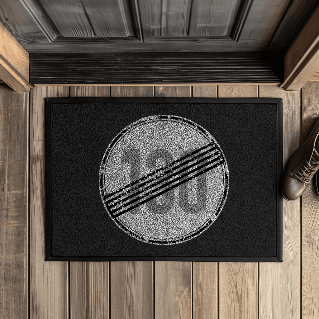 Fußmatte Kein Tempolimit - 130 Ende