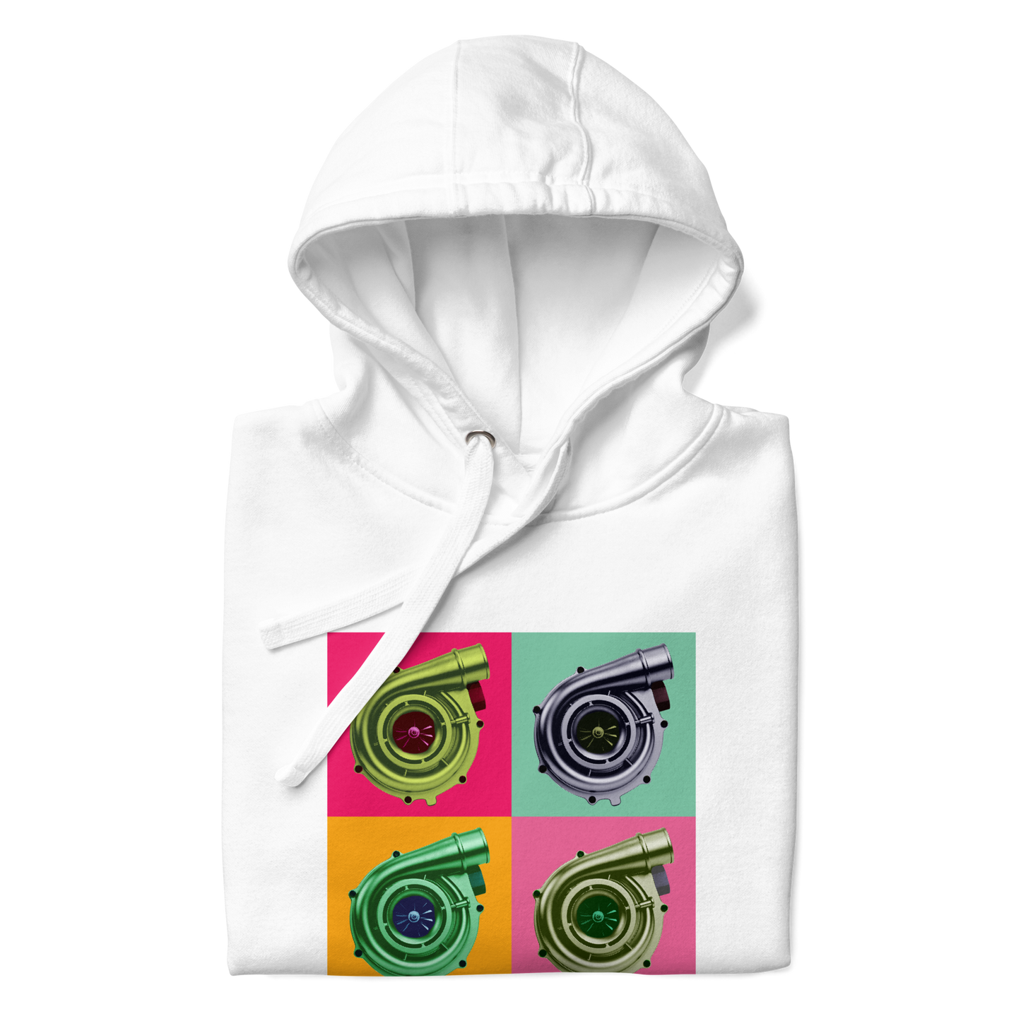 Hoodie 4 × Turbolader Pop Art Style