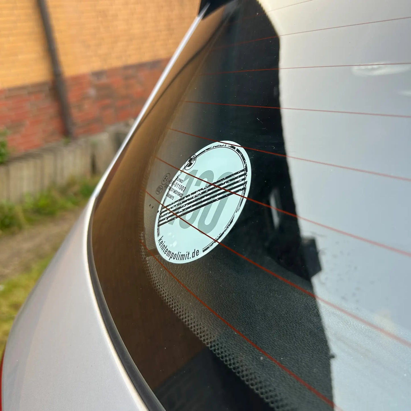 6x2 Sticker „Kein Tempolimit“ Komplett-Set