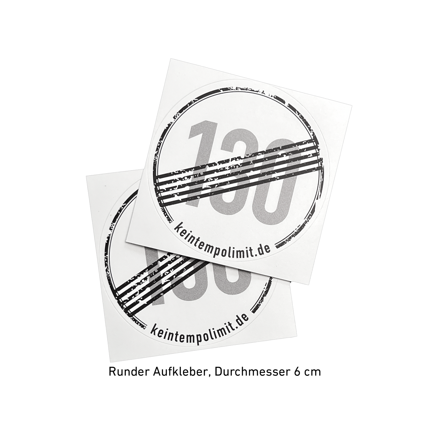 6x2 Sticker „Kein Tempolimit“ Komplett-Set