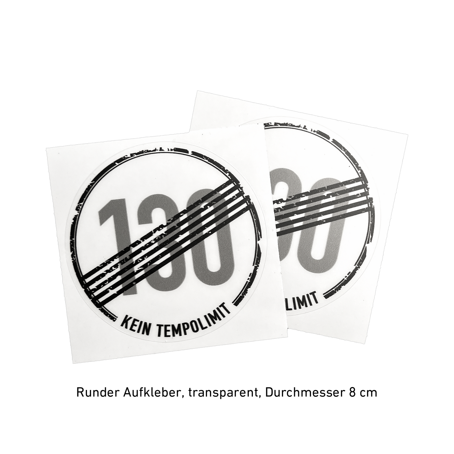 6x2 Sticker „Kein Tempolimit“ Komplett-Set