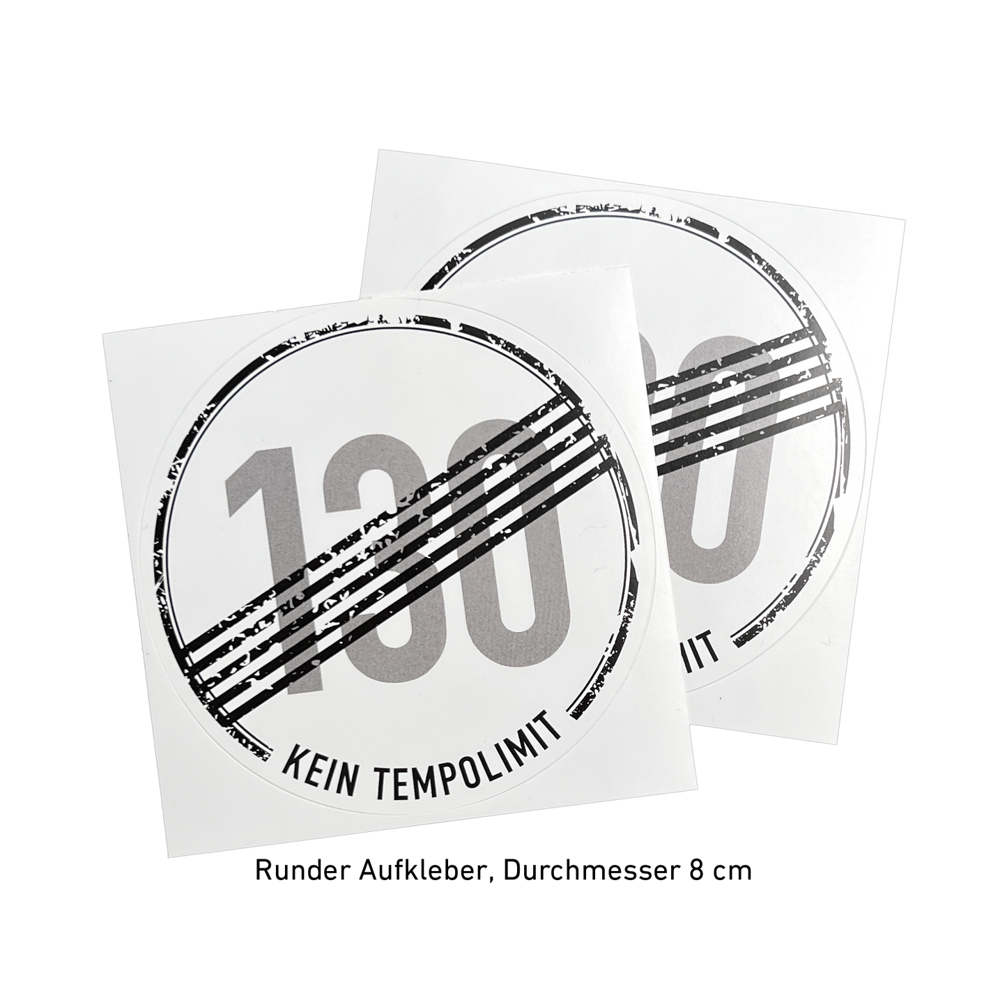 6x2 Sticker „Kein Tempolimit“ Komplett-Set