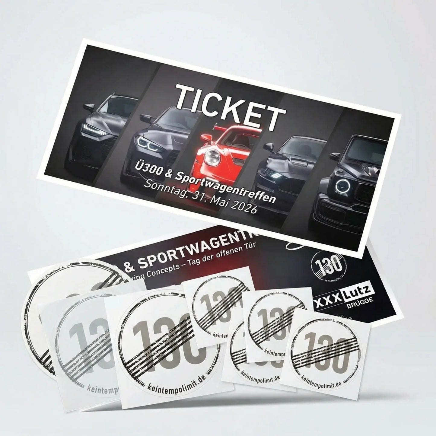 Ticket für Ü300 & Sportwagentreffen – 31.05.2026, Neumünster